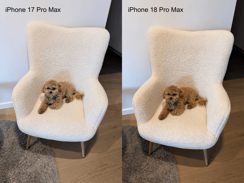 iPhone 17 Pro Max vs iPhone 18 Pro Max kameros palyginimas